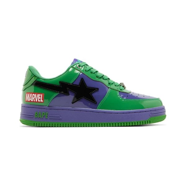 Bape sta low Marvel x Hulk