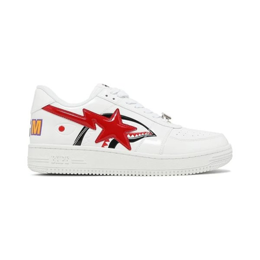 Bape sta low Shark Face-White