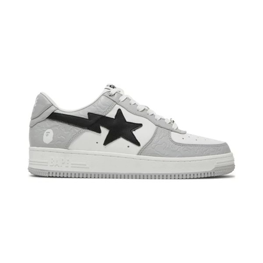 Bape sta low White Grey